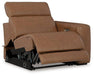 Magic Man Power Reclining Sectional Loveseat with Console - Vida Furniture (Laredo,TX)