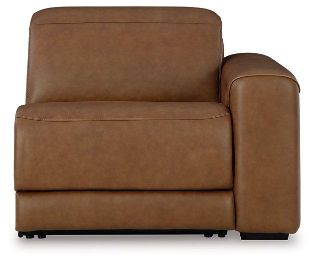 Magic Man Power Reclining Sectional Loveseat with Console - Vida Furniture (Laredo,TX)