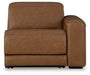 Magic Man Power Reclining Sectional Loveseat with Console - Vida Furniture (Laredo,TX)