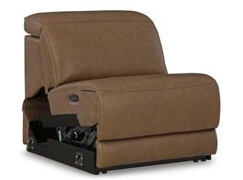 Magic Man Power Reclining Sectional with Console - Vida Furniture (Laredo,TX)