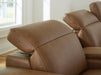 Magic Man Power Reclining Sectional Loveseat with Console - Vida Furniture (Laredo,TX)