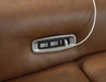 Magic Man Power Reclining Sectional Loveseat with Console - Vida Furniture (Laredo,TX)