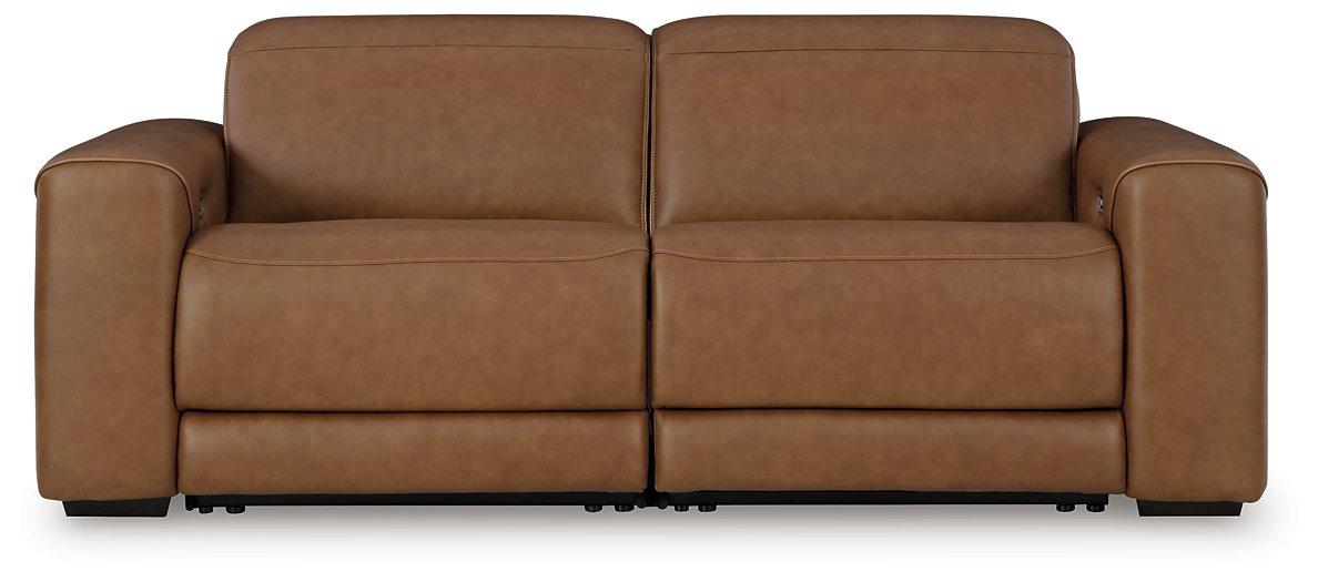 Magic Man Power Reclining Sectional Loveseat - Vida Furniture (Laredo,TX)