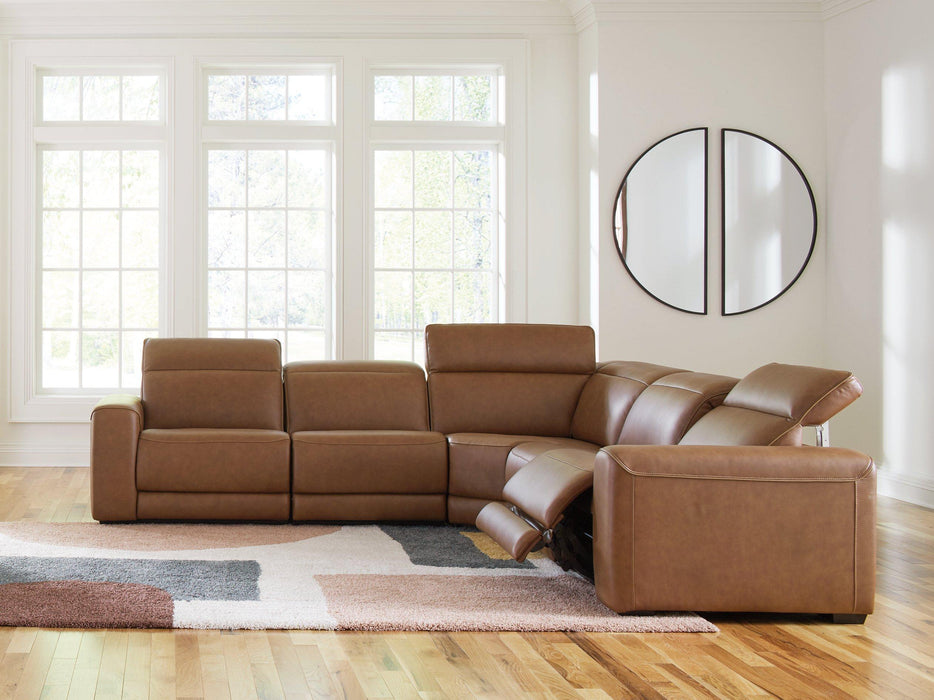 Magic Man Power Reclining Sectional - Vida Furniture (Laredo,TX)