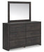 Hollivern Dresser and Mirror - Vida Furniture (Laredo,TX)