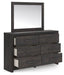 Hollivern Dresser and Mirror - Vida Furniture (Laredo,TX)