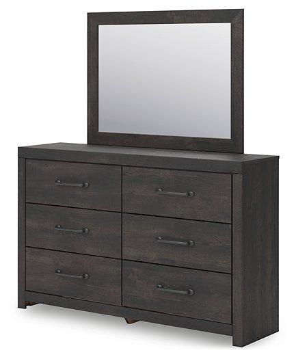 Hollivern Dresser and Mirror - Vida Furniture (Laredo,TX)