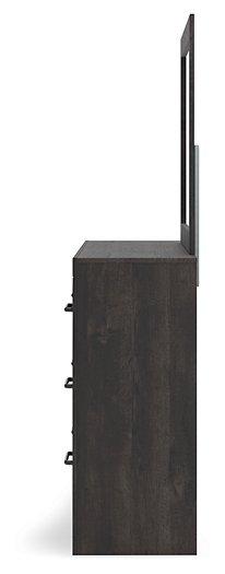 Hollivern Dresser and Mirror - Vida Furniture (Laredo,TX)