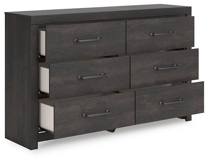 Hollivern Dresser and Mirror - Vida Furniture (Laredo,TX)