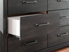 Hollivern Dresser and Mirror - Vida Furniture (Laredo,TX)