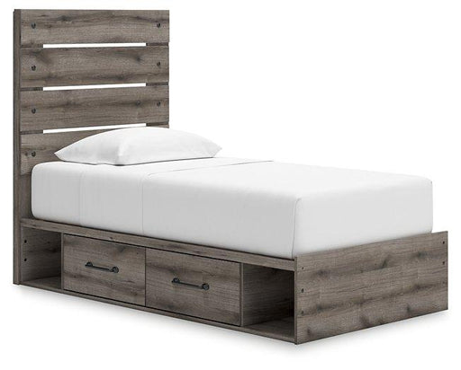 Graystorm Bed with Storage - Vida Furniture (Laredo,TX)