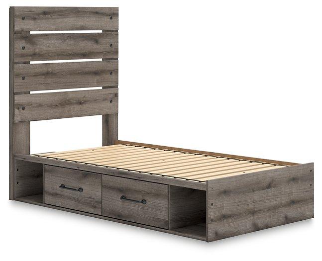 Graystorm Bed with Storage - Vida Furniture (Laredo,TX)