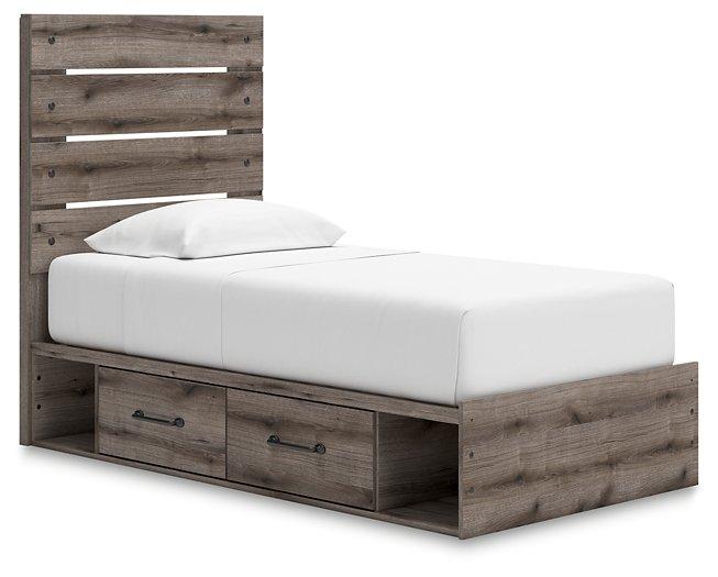 Graystorm Bed with Storage - Vida Furniture (Laredo,TX)