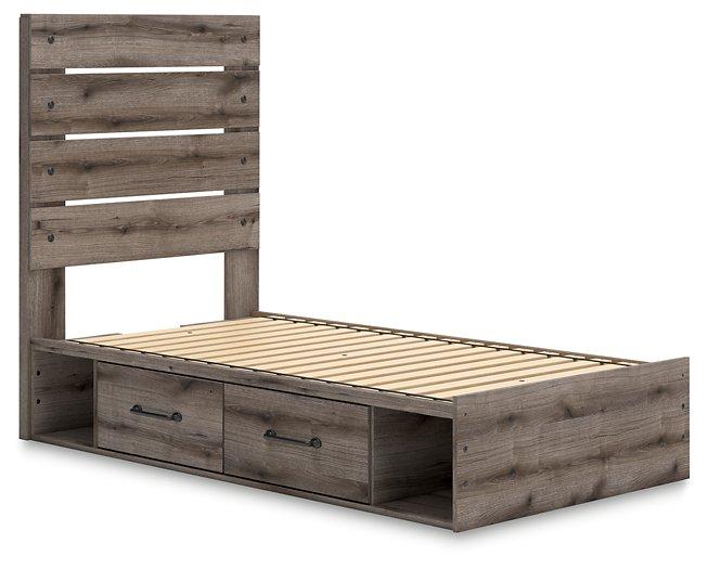 Graystorm Bed with Storage - Vida Furniture (Laredo,TX)