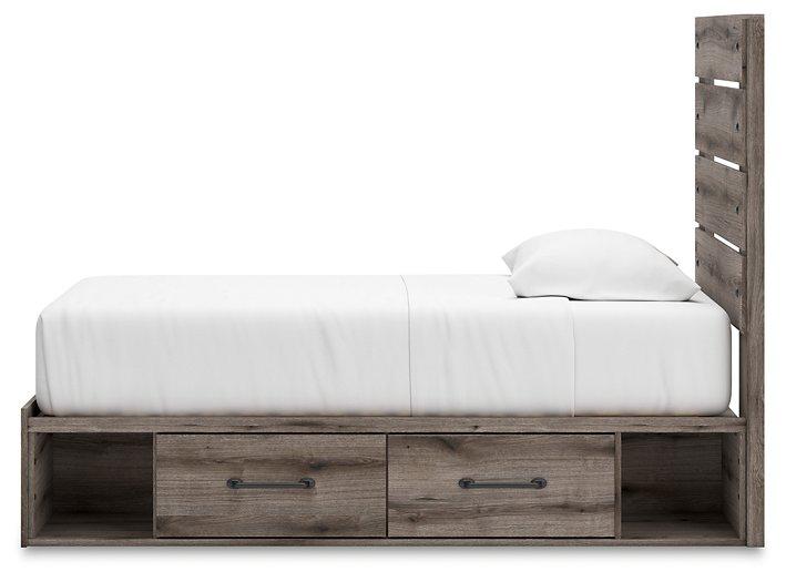 Graystorm Bed with Storage - Vida Furniture (Laredo,TX)