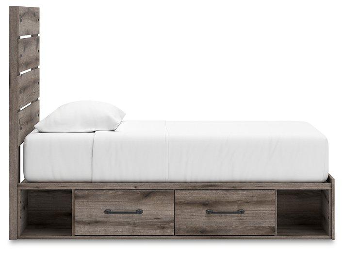 Graystorm Bed with Storage - Vida Furniture (Laredo,TX)