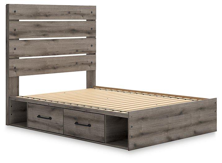 Graystorm Bed with Storage - Vida Furniture (Laredo,TX)