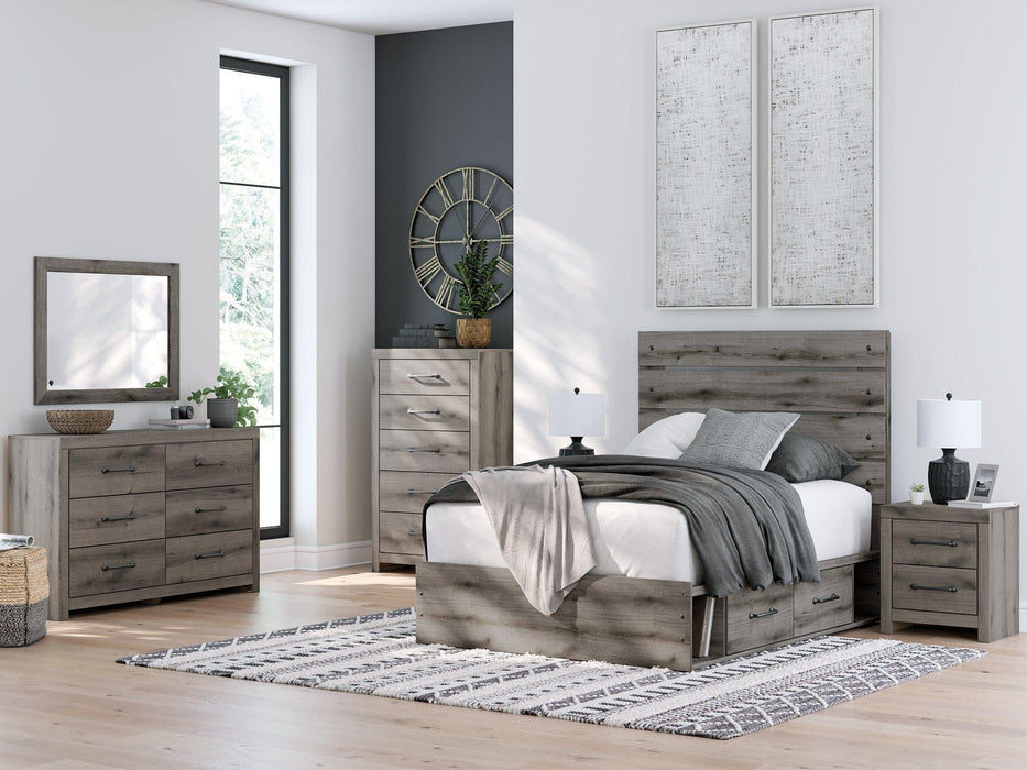 Graystorm Bed with Storage - Vida Furniture (Laredo,TX)