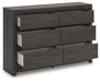 Fraluna Dresser and Mirror - Vida Furniture (Laredo,TX)