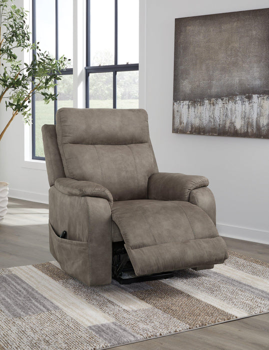 Crestmeade Power Lift Recliner - Vida Furniture (Laredo,TX)