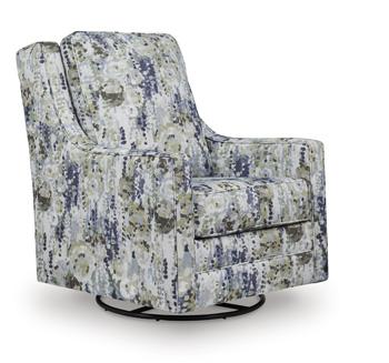 Dustinford Swivel Glider Accent Chair - Vida Furniture (Laredo,TX)