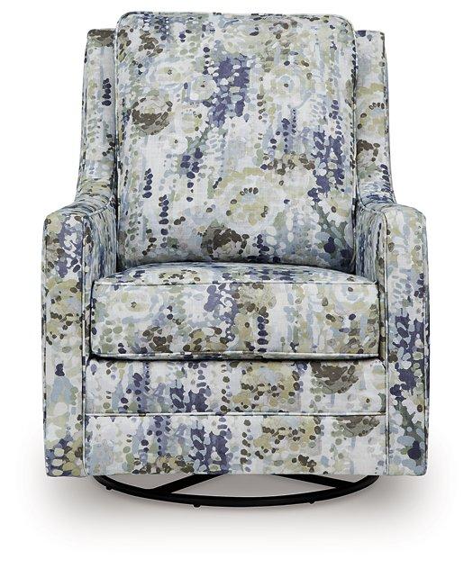 Dustinford Swivel Glider Accent Chair - Vida Furniture (Laredo,TX)