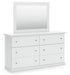 Bostwick Shoals Dresser and Mirror - Vida Furniture (Laredo,TX)