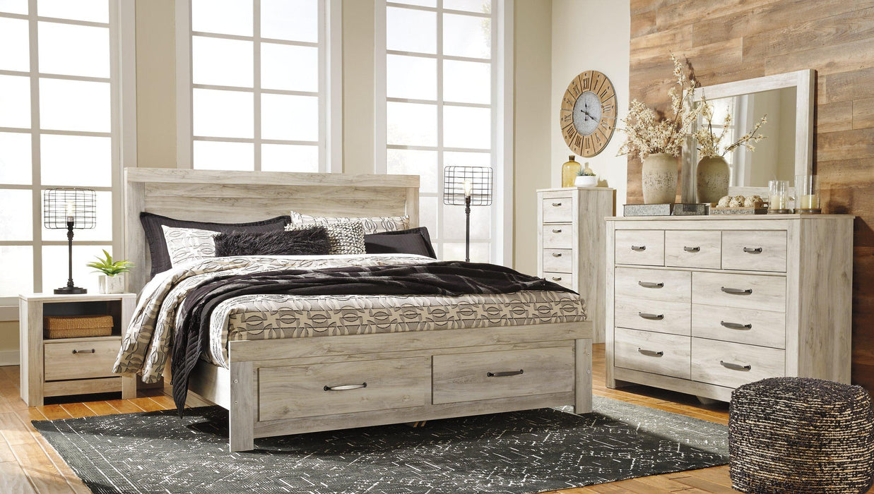 Bellaby Bed with 2 Storage Drawers - Vida Furniture (Laredo,TX)