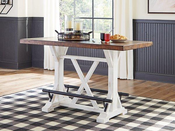 Valebeck Counter Height Dining Table - Vida Furniture (Laredo,TX)