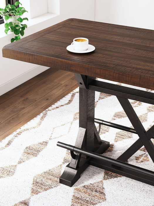 Valebeck Counter Height Dining Table - Vida Furniture (Laredo,TX)