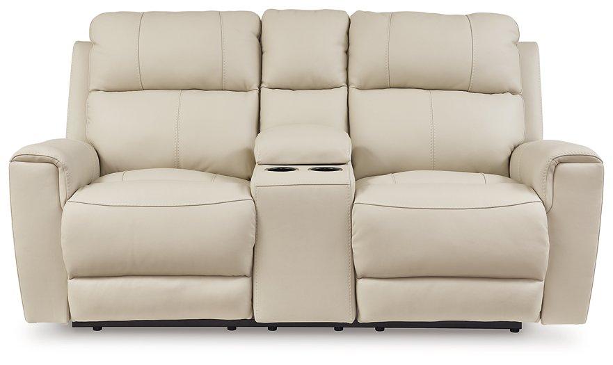 Dahlmoore Power Reclining Loveseat with Console - Vida Furniture (Laredo,TX)