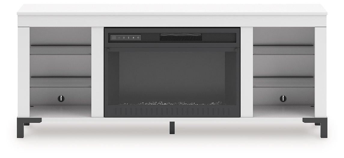 Brollevi 60" TV Stand with Electric Fireplace - Vida Furniture (Laredo,TX)