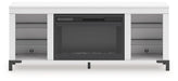 Brollevi 60" TV Stand with Electric Fireplace - Vida Furniture (Laredo,TX)