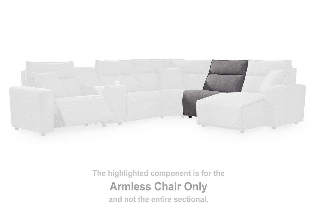 Modmax II Power Reclining Sectional with Audio Consoles - Vida Furniture (Laredo,TX)