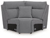 Modmax II Power Reclining Sectional with Audio Consoles - Vida Furniture (Laredo,TX)