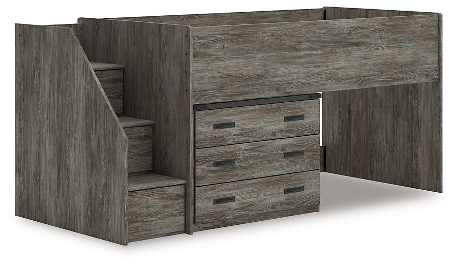 Frandern Loft Bed with Drawer Storage - Vida Furniture (Laredo,TX)