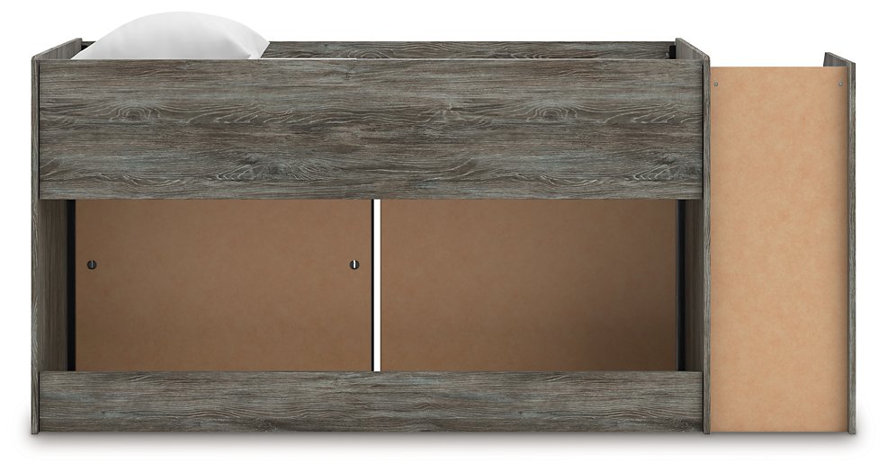 Frandern Loft Bed with Bookcase and Drawer Storage - Vida Furniture (Laredo,TX)