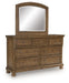 Feddinger Dresser and Mirror - Vida Furniture (Laredo,TX)