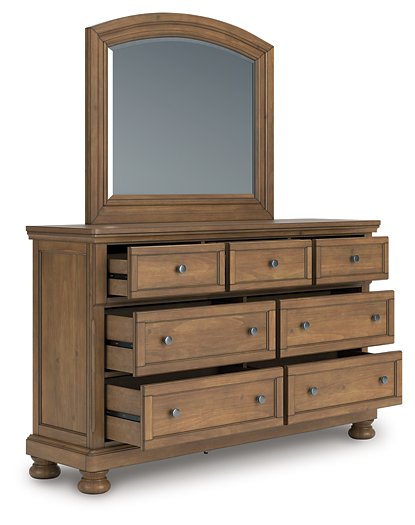Feddinger Dresser and Mirror - Vida Furniture (Laredo,TX)