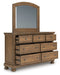 Feddinger Dresser and Mirror - Vida Furniture (Laredo,TX)