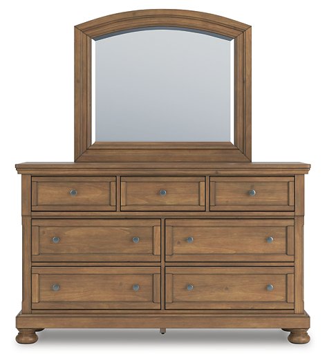 Feddinger Dresser and Mirror - Vida Furniture (Laredo,TX)