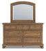 Feddinger Dresser and Mirror - Vida Furniture (Laredo,TX)