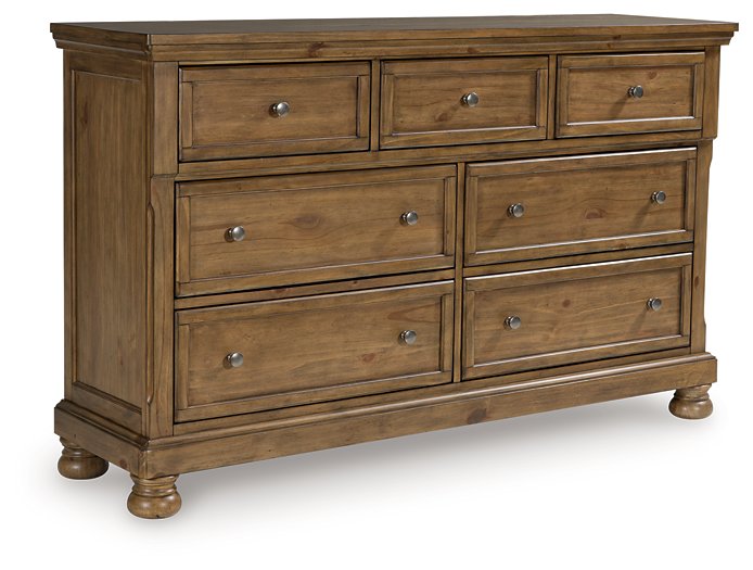 Feddinger Dresser and Mirror - Vida Furniture (Laredo,TX)
