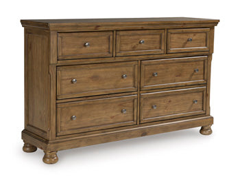 Feddinger Dresser and Mirror - Vida Furniture (Laredo,TX)