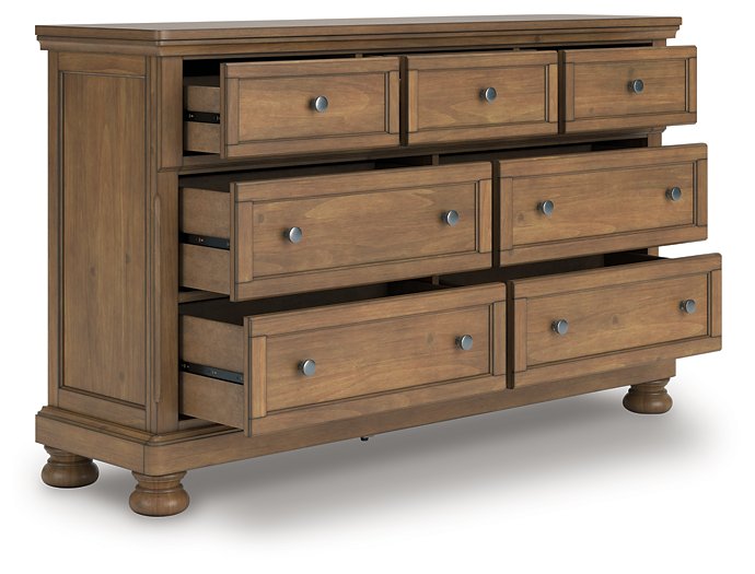 Feddinger Dresser and Mirror - Vida Furniture (Laredo,TX)