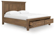 Feddinger Panel Storage Bed - Vida Furniture (Laredo,TX)
