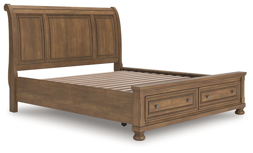 Feddinger Panel Storage Bed - Vida Furniture (Laredo,TX)