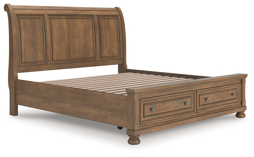 Feddinger Panel Storage Bed - Vida Furniture (Laredo,TX)