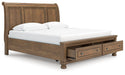 Feddinger Panel Storage Bed - Vida Furniture (Laredo,TX)