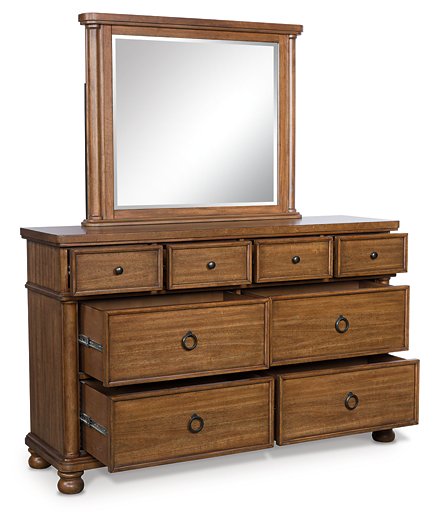 Chadworth Dresser and Mirror - Vida Furniture (Laredo,TX)